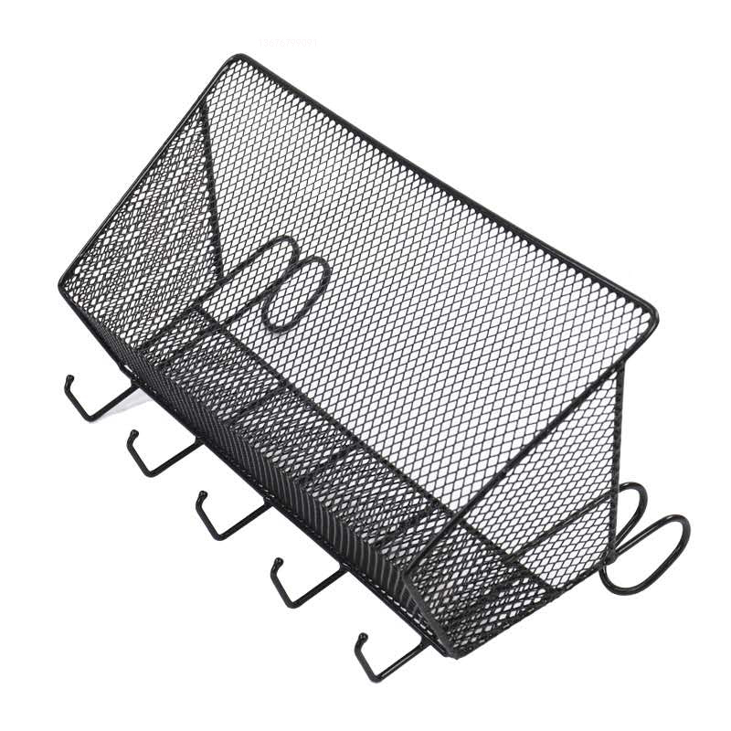 大学生床边篮挂篮宿舍创意免打孔置物架床头整理收纳篮上下铺神器 - 图3