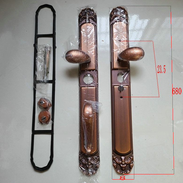 双开门对开门锁别墅大门进户门把手防盗门大拉手锌合金仿铜门锁把,淘宝优惠券,粉丝福利购,淘宝优惠卷