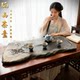 She Inkstone Tea Tray Original Stone Kung Fu Tea Sea Hand Carving