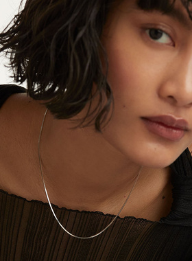 PDPAOLA纯银蛇骨链女欧美项链