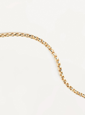 PDPAOLA纯银女款八角盒链项链