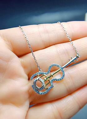 S925银锁骨链空托椭圆形4*5mm