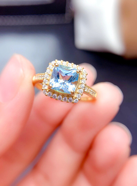 银镀白金双色女戒代S92518K