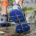 Hoa Kỳ đôi giày mùa hè ngoài trời đầu tiên mẫu giầy lội giày chống trượt sông nhanh khô nước bãi biển và giày thủy triều - Khởi động ngoài trời
