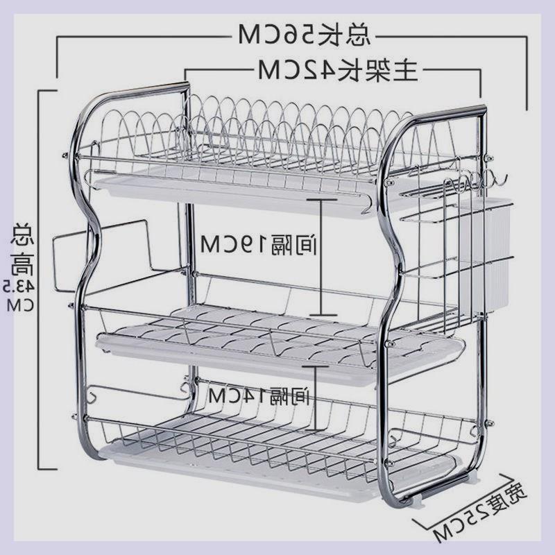 沥水碗架碗碟架厨房置物架放碗架多功能碗柜餐具收纳盒刀架筷子筒