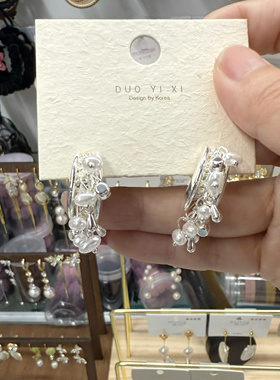韩国东大门新款耳环女款轻奢小众设计感高级耳钉耳饰耳坠耳钉耳饰