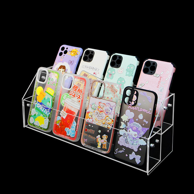 Mobile phone management storage box desktop tempered film storage rack debris card remote control placement box free shipping