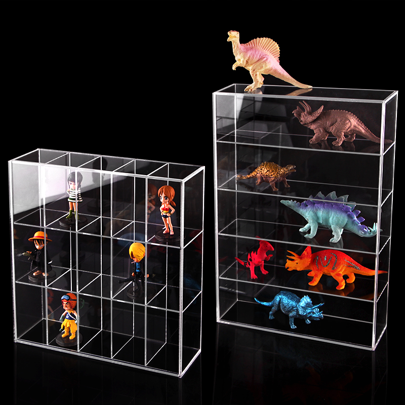 亚克力展示盒泡泡玛特茉莉Molly毕奇扭蛋sonny娃娃手办盲盒收纳盒 - 图1