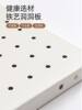 Desktop hole plate shelf without hole punching