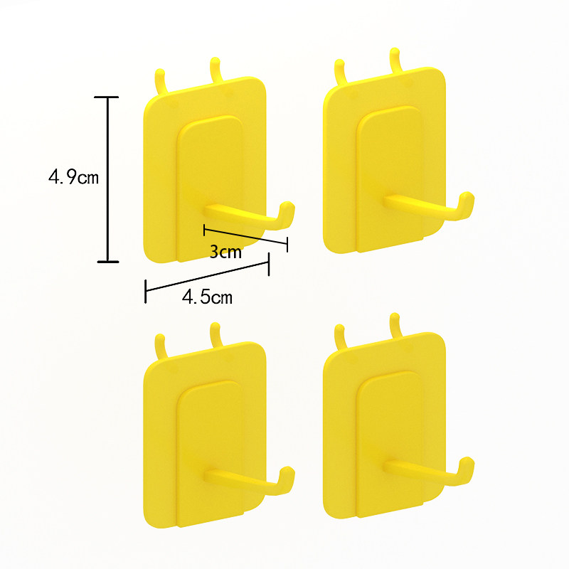 Round hole hole board accessories DIY storage hook punch-free pot rack storage rack special metal ins style display box