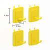 Round hole hole board accessories DIY storage hook punch-free pot rack storage rack special metal ins style display box