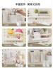Desktop hole plate shelf without hole punching