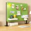 Desktop perforated board can be lifted and lowered for multi-functional storage