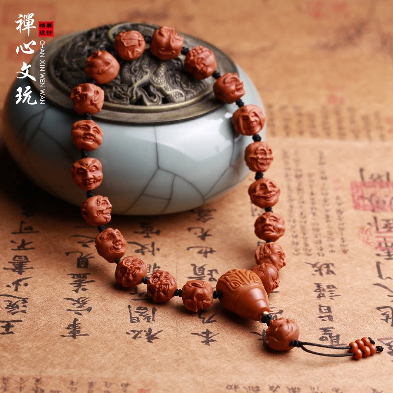 桃核雕刻手串图片大全,桃核雕刻图片大全_大山谷图库