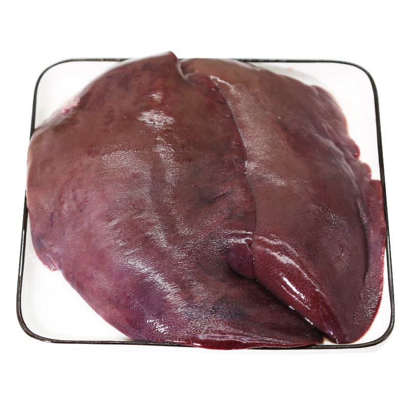 Mi Shui Farm Fresh Pork Liver 4kg Whole Pork Liver Dried Powder Sha Liver Pork Offal Fresh Pork Baby Ingredients