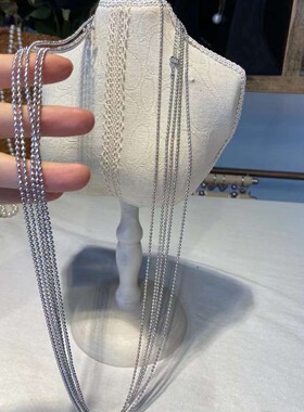 圆珠链珠子无吊坠链子长款毛衣链