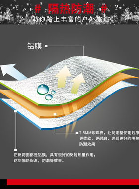 户外露营折叠便携防水野炊地垫