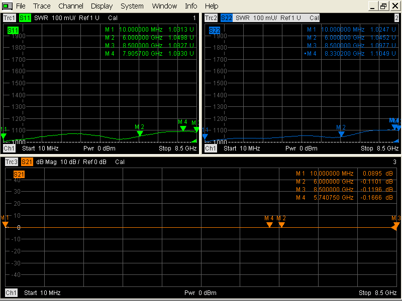 10-8500MHz 10MHz-8.5GHz 250V 2W SMA 低驻波 射频微波隔直器 - 图2