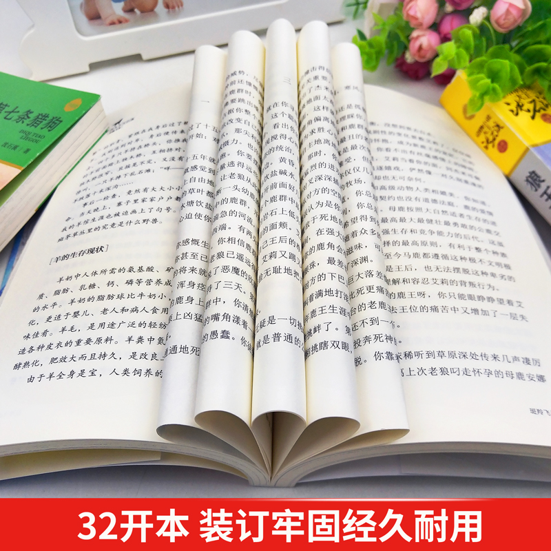 任选5册全系列新狼王梦斑羚飞渡第七条猎狗经典四五六年级小学生课外书7-9岁孩子阅读书籍学校沈石溪动物小说全集套装36册-图2