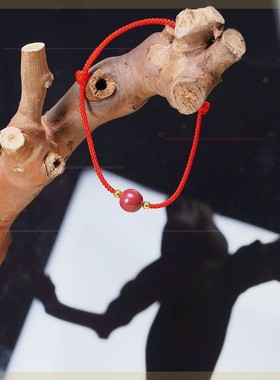 2026年灵隐新款朱砂红绳手串手链