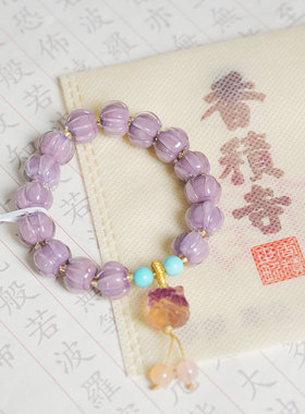 其他寺流通处紫水晶手串健康手链
