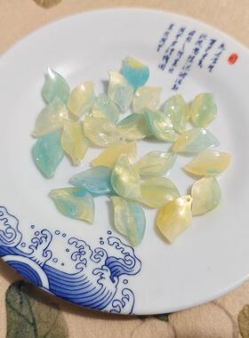 醋酸树叶发簪材料古风饰品配件