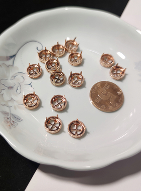 戒面托保色手工簪子材料diy