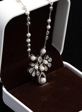 leqiyuan流苏吊坠项链水滴女