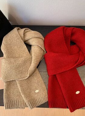 Fashion New Solid Color Soft Waxy Sky Blue Scarf Girls Winte