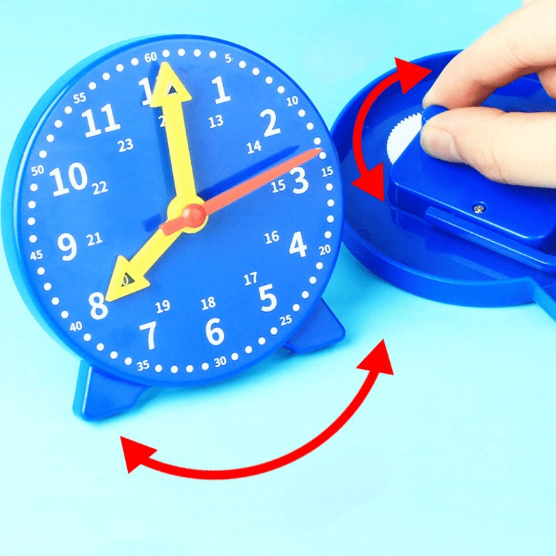 Kids Clock Educational Toys Hour Minute Second Time Learning-图1