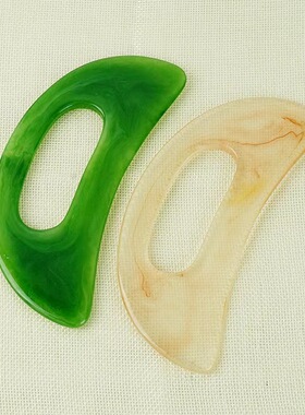 1Pc Guasha Board Resin Beeswax/Synthetic Resin Tool Scrpy ap