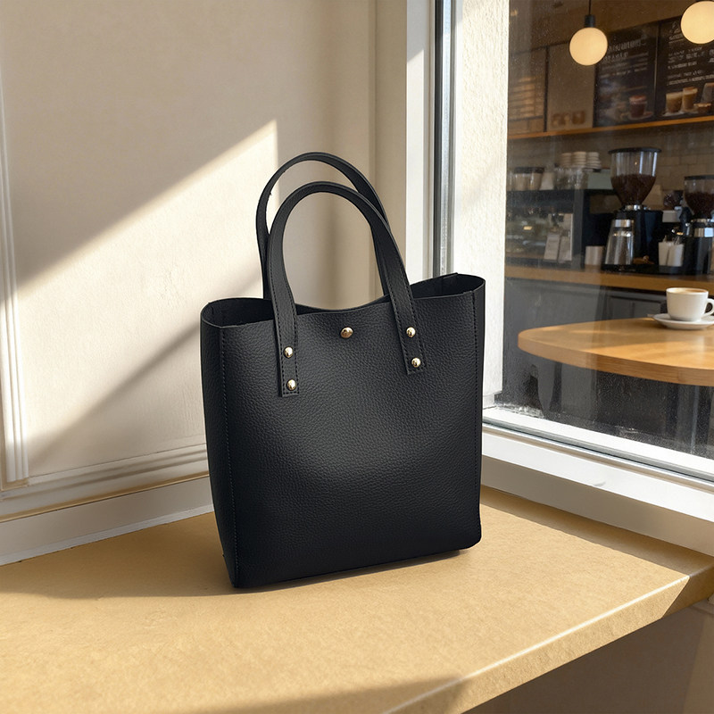 高级感2025新款时尚百搭潮流大容量托特包女通勤包简约皮质手提包,淘宝优惠券,粉丝福利购,淘宝优惠卷