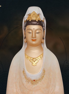 东来紫自在观音佛像京铜铜像官方观世音像纯铜供奉开过旗舰店光