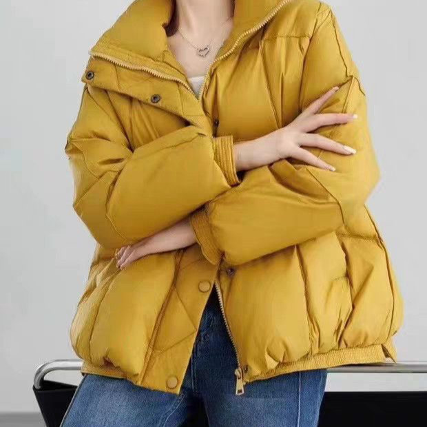 羽绒服女2025冬季新款白鸭绒韩版连帽宽松显瘦加厚面包服短款外套,淘宝优惠券,粉丝福利购,淘宝优惠卷