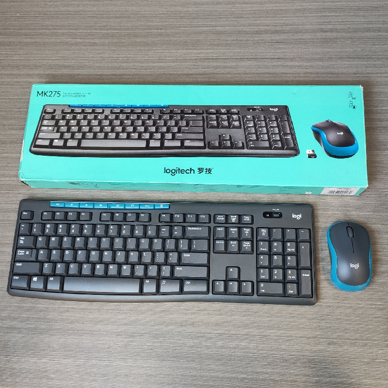 Logitech mk275mk220 wireless keyboard and mouse set