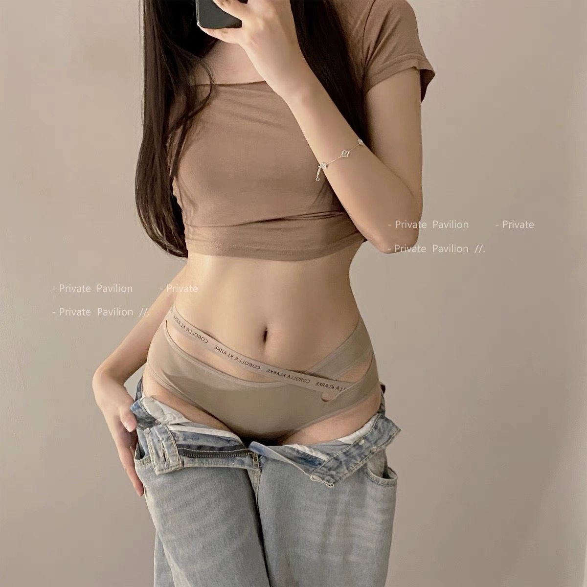 内裤女纯棉抗菌裆性感2024新款中腰无痕镂空欧美字母带女士三角裤,淘宝优惠券,粉丝福利购,淘宝优惠卷