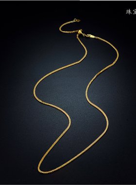 加粗纯银加粗可调节长度万能链