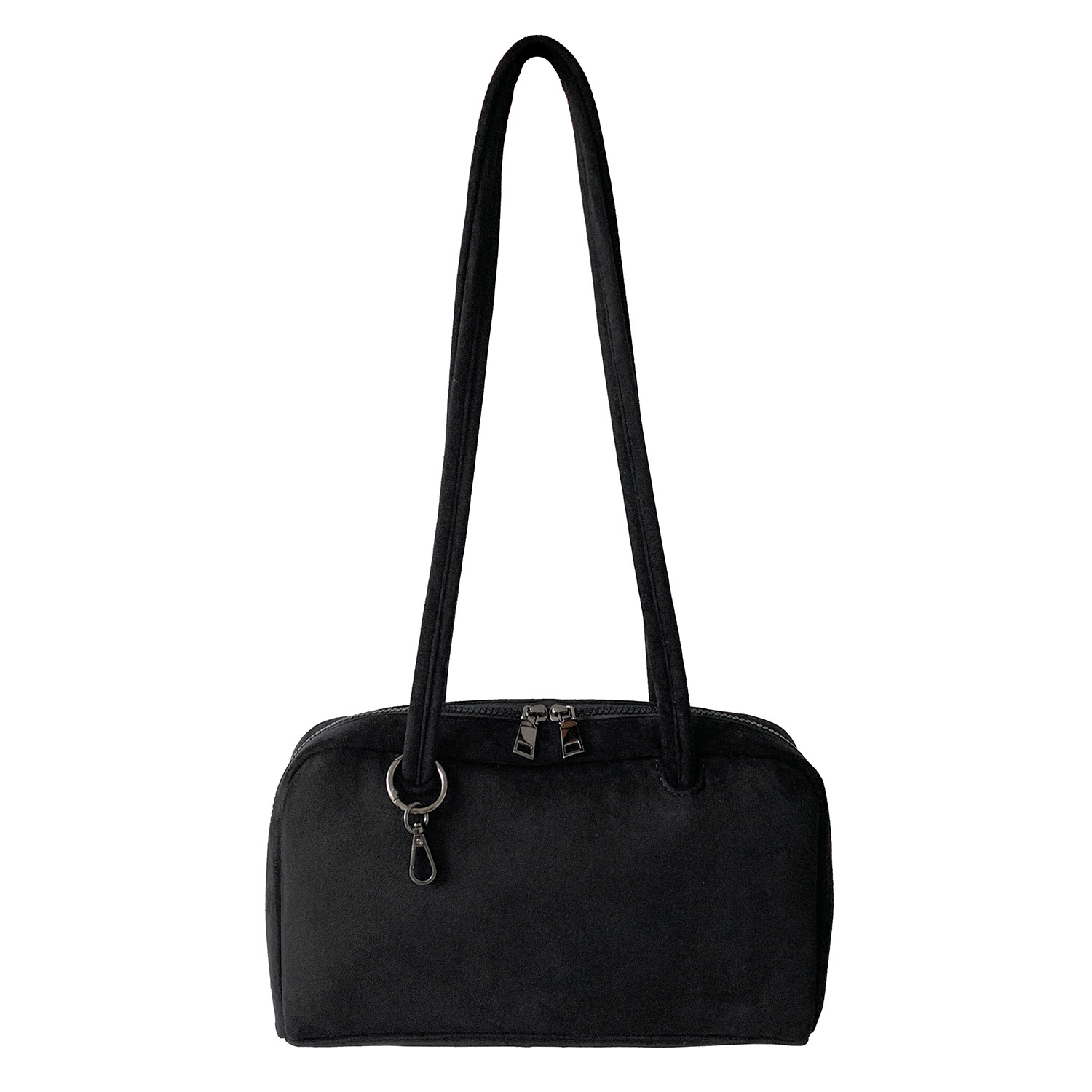 EMORRIN秋冬新款高级感麂皮绒波士顿包韩系风简约百搭手提单肩包,淘宝优惠券,粉丝福利购,淘宝优惠卷