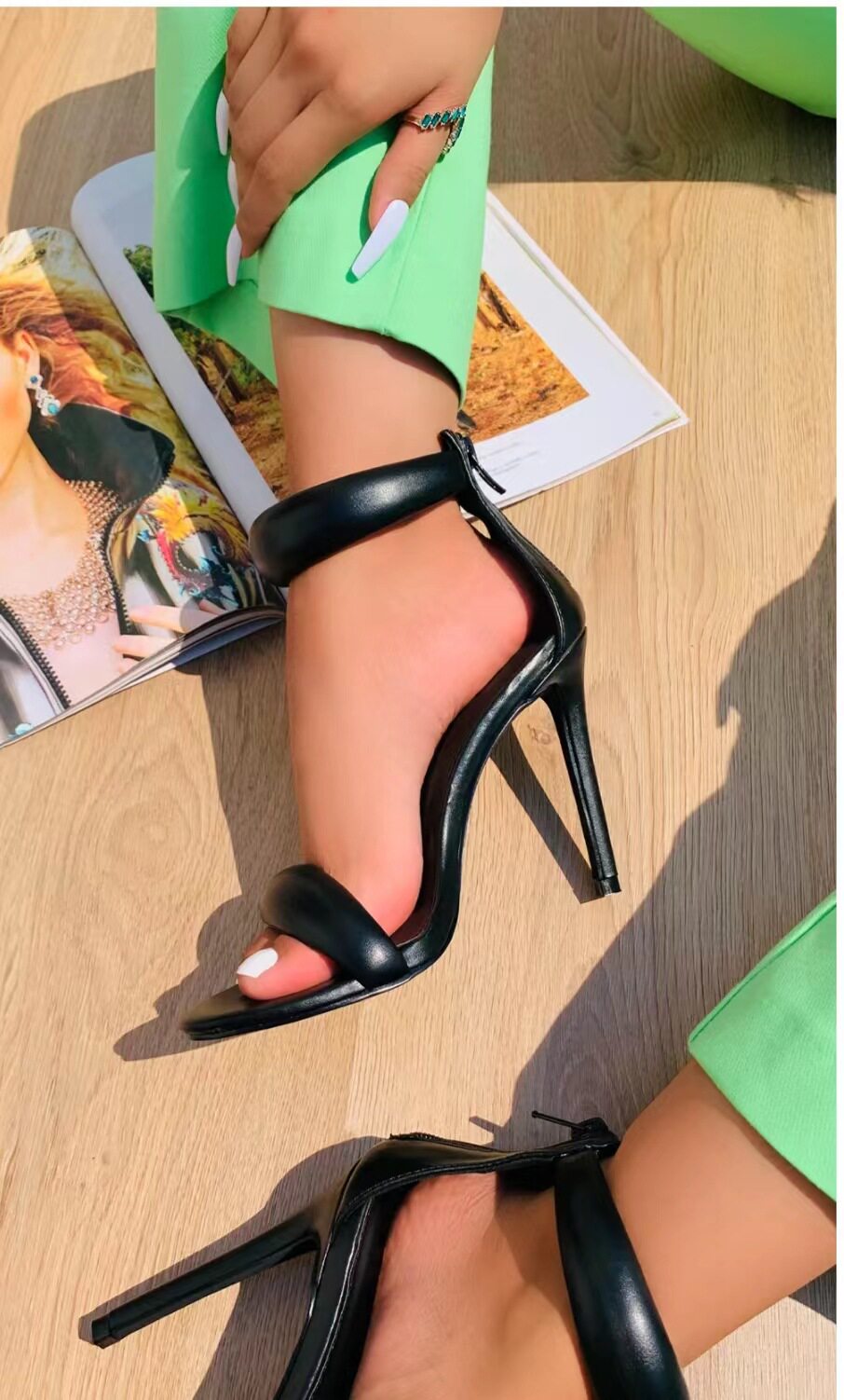 2023 大码女鞋High Heels Sandals Women shoes сандалии - 图0
