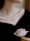 New Chinese style natural Hetian jade necklace clavicle chain