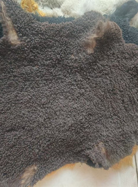 珍珠羔羊皮服装内胆面料领子DIY