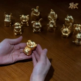 Медный мастер двенадцать зодиака устанавливает полный набор из 12 бронзовых зодиака, коровьего тигрового кроличьего драконь