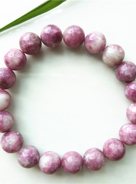 天然巴西红梅花碧玺手链