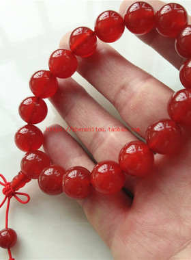 天然玛瑙石幸福佛头手链