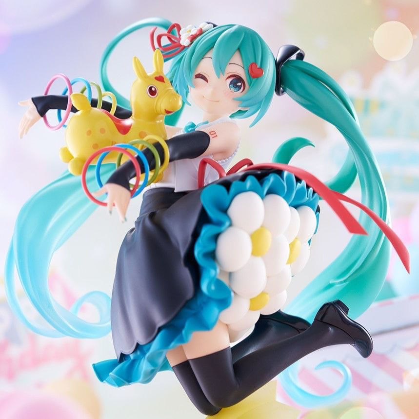 正版现货Taito AMP+ 初音未来 跳跳马 Rody39 纪念日初音景品手办 - 图2