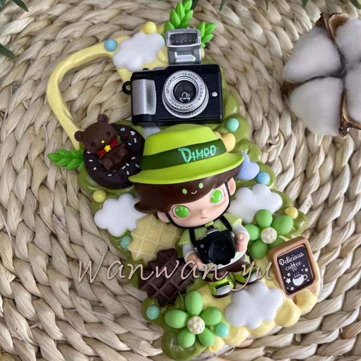 支持定制正版泡泡玛特dimoo圣诞北极熊DIY奶油胶手机壳圣诞节礼物 - 图2