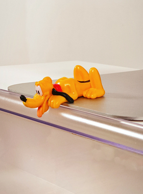 电脑显示器装饰公仔办公室工位桌面屏幕卡通小狗饰品摆件2025新款