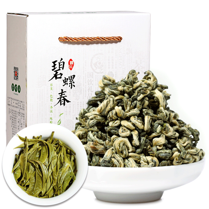 新益号茶叶旗舰店碧螺春茶叶绿茶新茶浓香型明前春茶嫩芽500g散装云南高山绿茶3