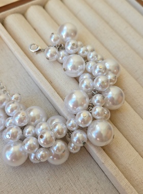 复古时尚夸张设计女士仿珍珠手链