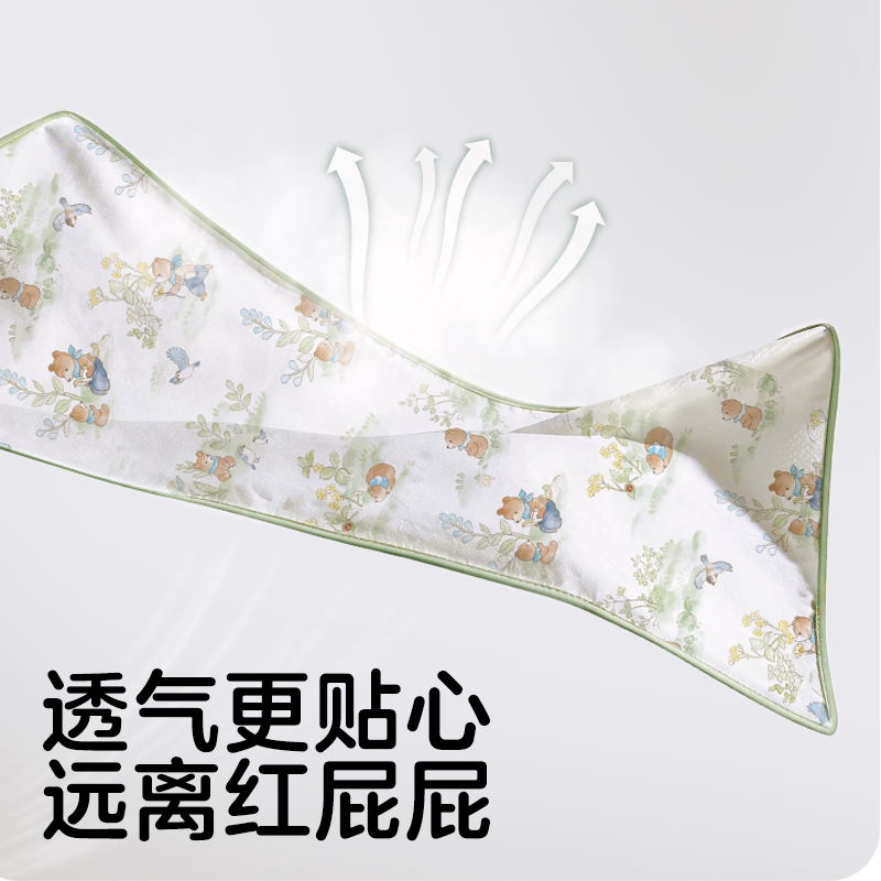 KUB可优比婴儿隔尿垫可洗防水非一次性隔尿垫纱布隔尿垫护理